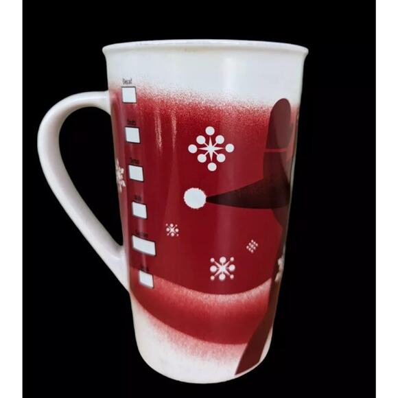 Starbucks Coffee 2010 Tall Cup Mug 16 oz Stories are Gifts Share Red Latte Mug! - Picture 7 of 7